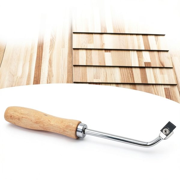 YUANJS PVC Floor Groover Steel Blade Beech Wood Handle-4