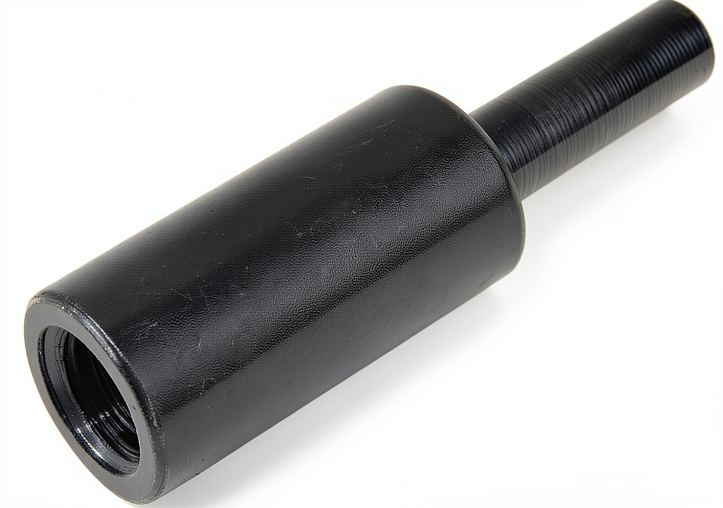 Installing AES Industries Black Bike Slotting Cutter Arbors on a workbench with a handheld drill