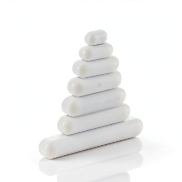 stonylab 7pcs Stir Bar Set, PTFE-Coated Magnetic Stirring Bars White Stir Mixer for Stirrers, Assortment Pack Mixed Sizes 7 Pcs-3