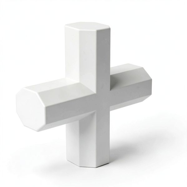 StonyLab Magnetic Stirrer Bar Cross Shape PTFE-Coated 10x3mm-1