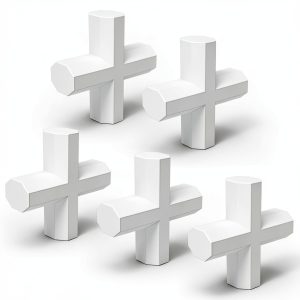 StonyLab Magnetic Stirrer Bar Cross Shape PTFE-Coated 10x3mm-0