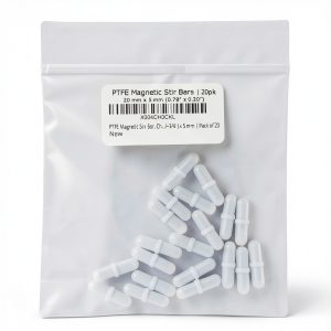 PTFE Magnetic Stir Bar Aconabolics 20mm x 5mm Teflon Pack of 20-0