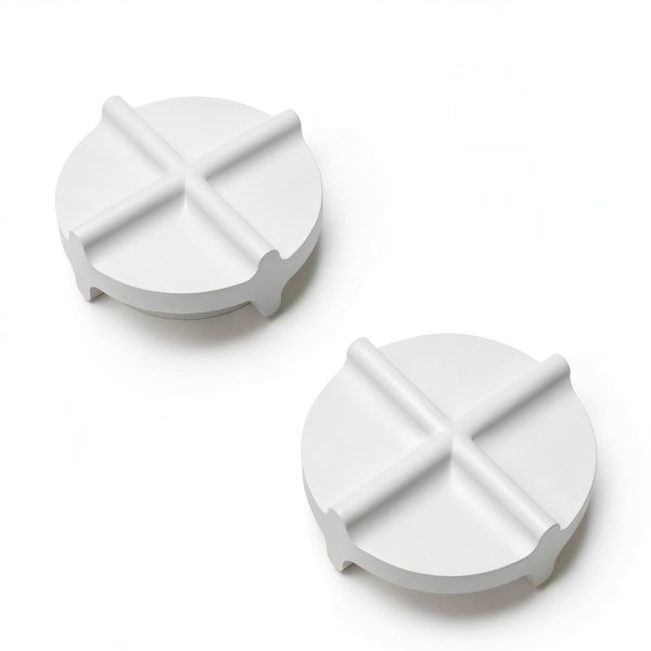 StonyLab Double Cross Magnetic Stir Bar 2-Pack 1.34" x 0.47" PTFE-3