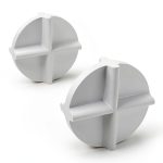 StonyLab Double Cross Magnetic Stir Bar 2-Pack 1.34" x 0.47" PTFE-0