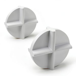 StonyLab Double Cross Magnetic Stir Bar 2-Pack 1.34" x 0.47" PTFE-0