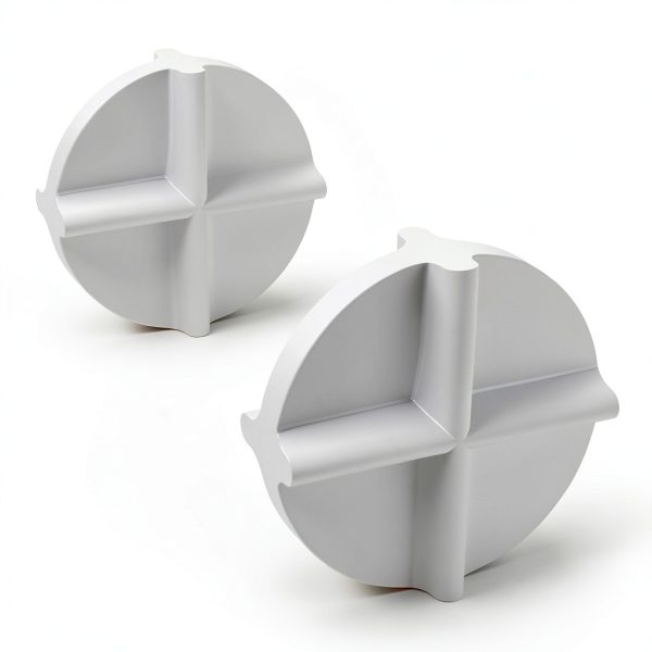 StonyLab Double Cross Magnetic Stir Bar 2-Pack 1.34" x 0.47" PTFE-0